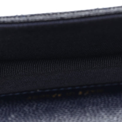 Chanel Caviar Quilted Flap Card Holder Navy Blue 5 of 8