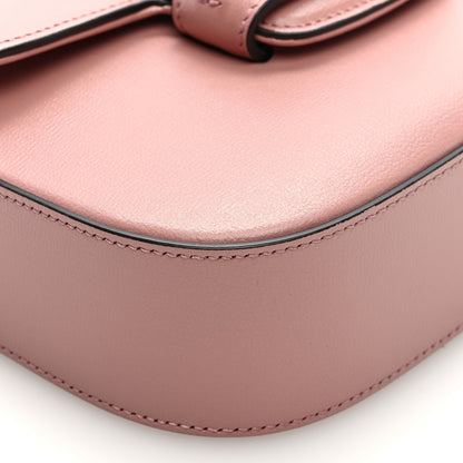 Gucci Azalea Calfskin Crystal GG Monogram Mini Horsebit 1955 Shoulder Bag Pink 9 of 10