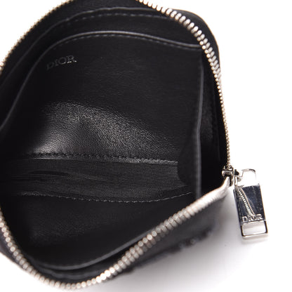 Christian Dior Oblique Zipped Card Holder Black 5 of 8