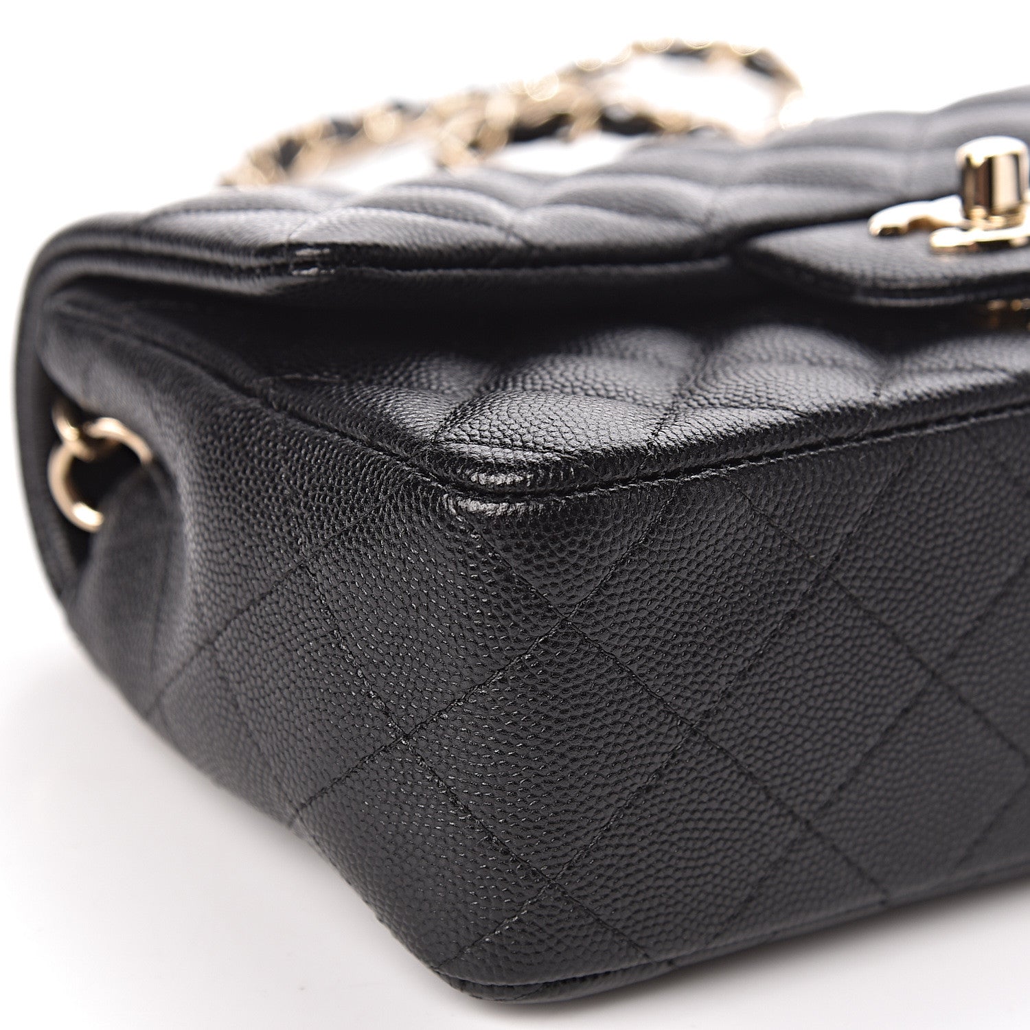 Chanel Caviar Quilted Mini Rectangular Flap Black 8 of 11