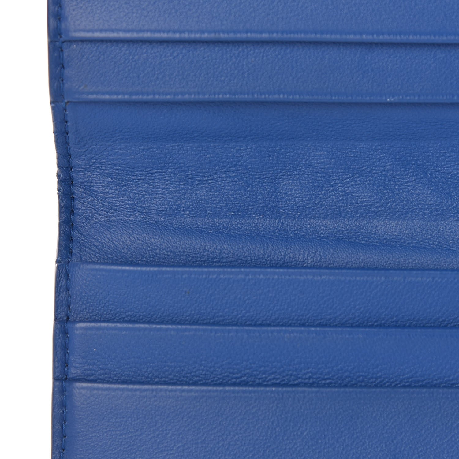 Bottega Veneta Nappa Intrecciato Card Holder Blue 8 of 8