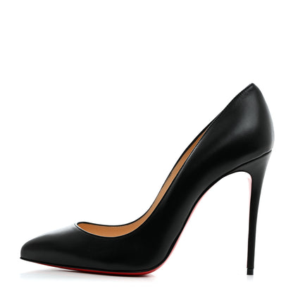 Christian Louboutin Shiny Nappa Pigalle Follies 100 Pumps 38.5 Black 1 of 8