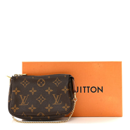 Louis Vuitton LOUIS VUITTON Monogram Mini Pochette Accessories 9 of 9