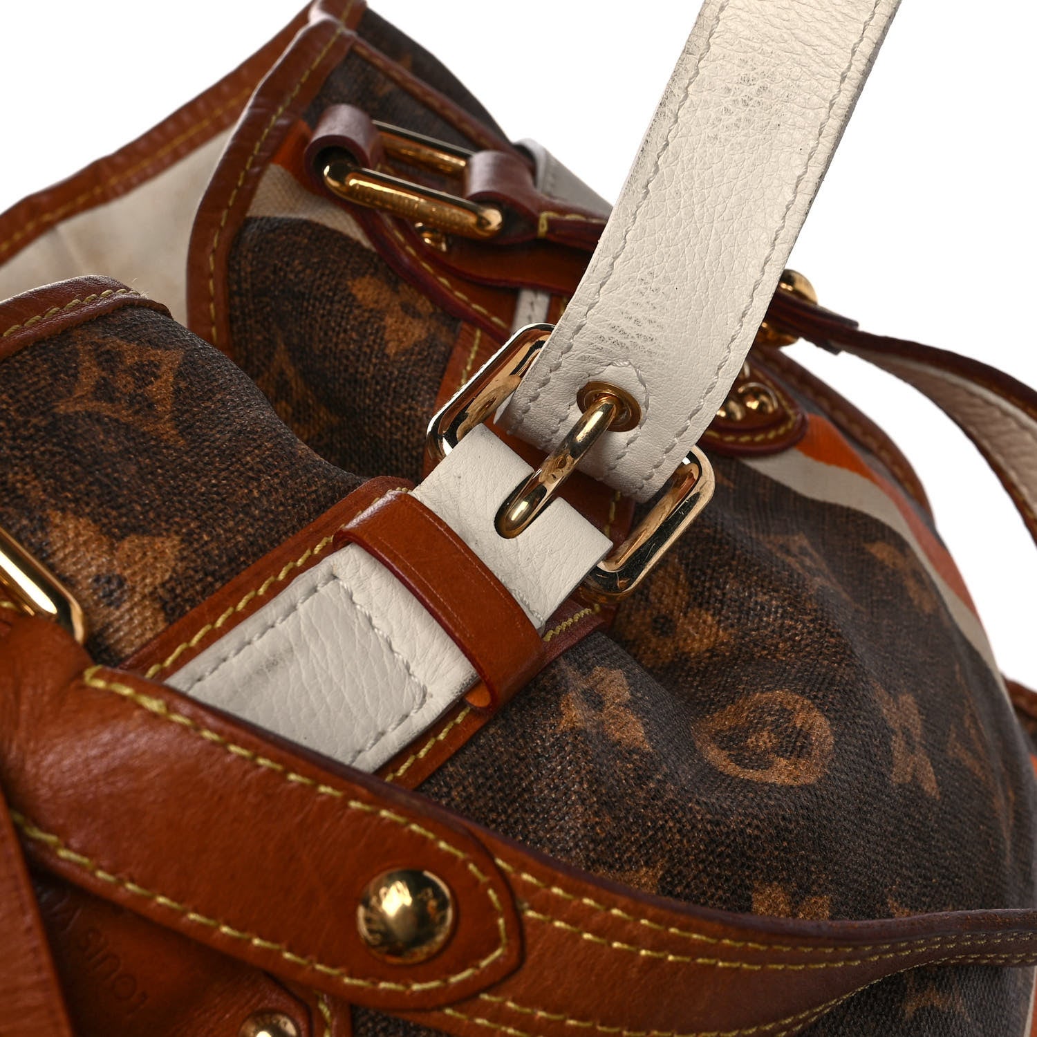 Louis Vuitton Monogram Rayures Tisse Sac PM 17 of 20