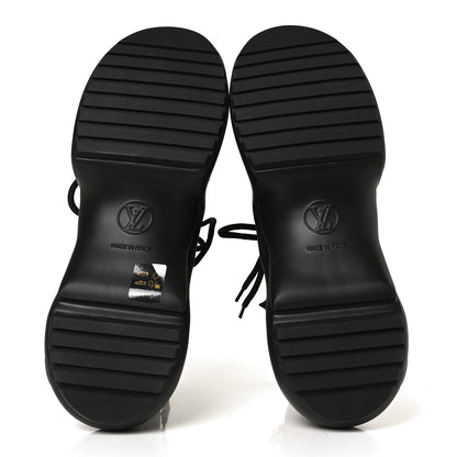 Louis Vuitton Mat Rubber Monogram LV Archlight Sneaker Boots 39 Black 7 of 10