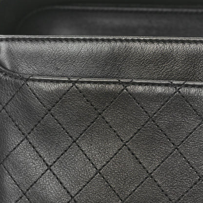 Chanel Caviar Quilted Large CC Filigree Vanity Case Black 12 of 13