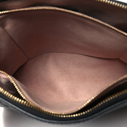 Louis Vuitton Lambskin Embossed Monogram Coussin PM Black 6 of 15