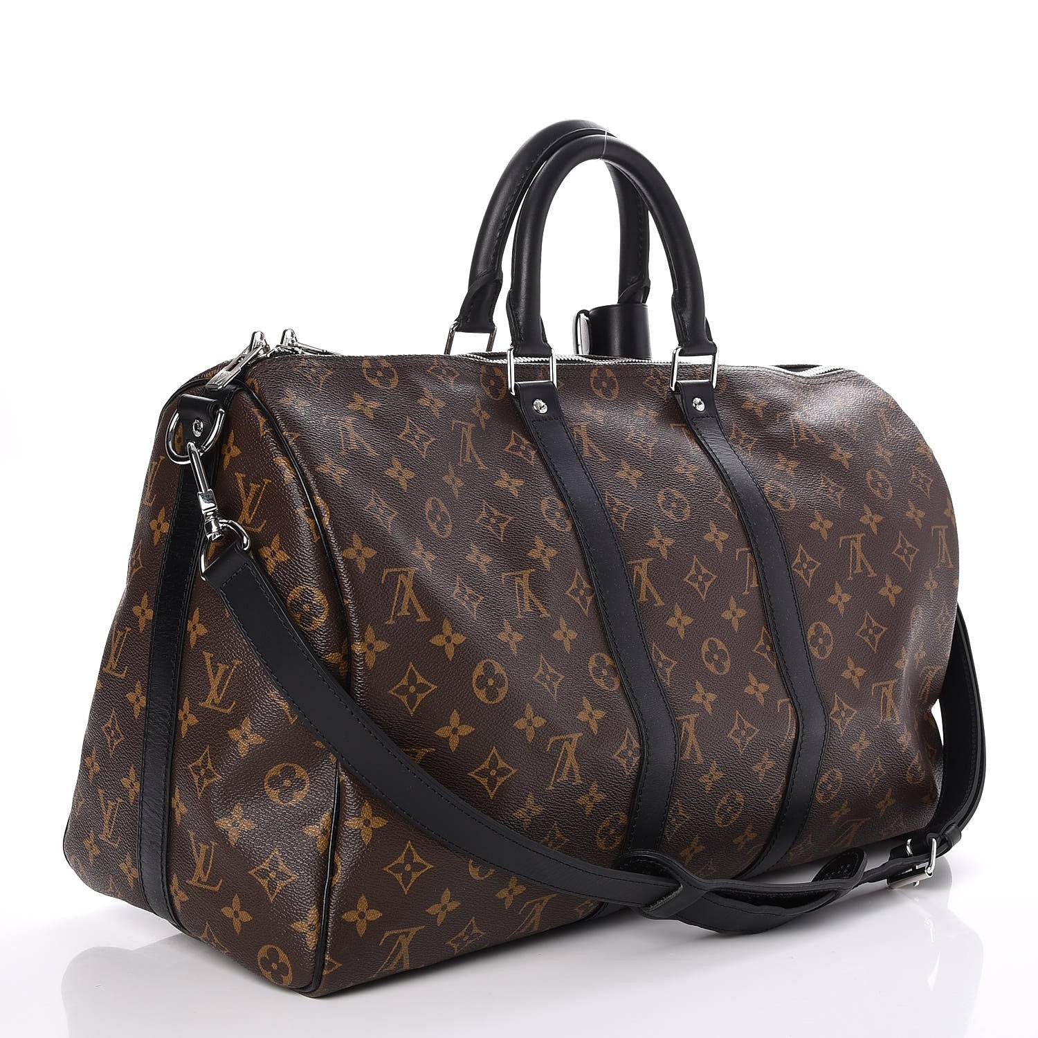 Louis Vuitton Monogram Macassar Keepall Bandouliere 45 3 of 7