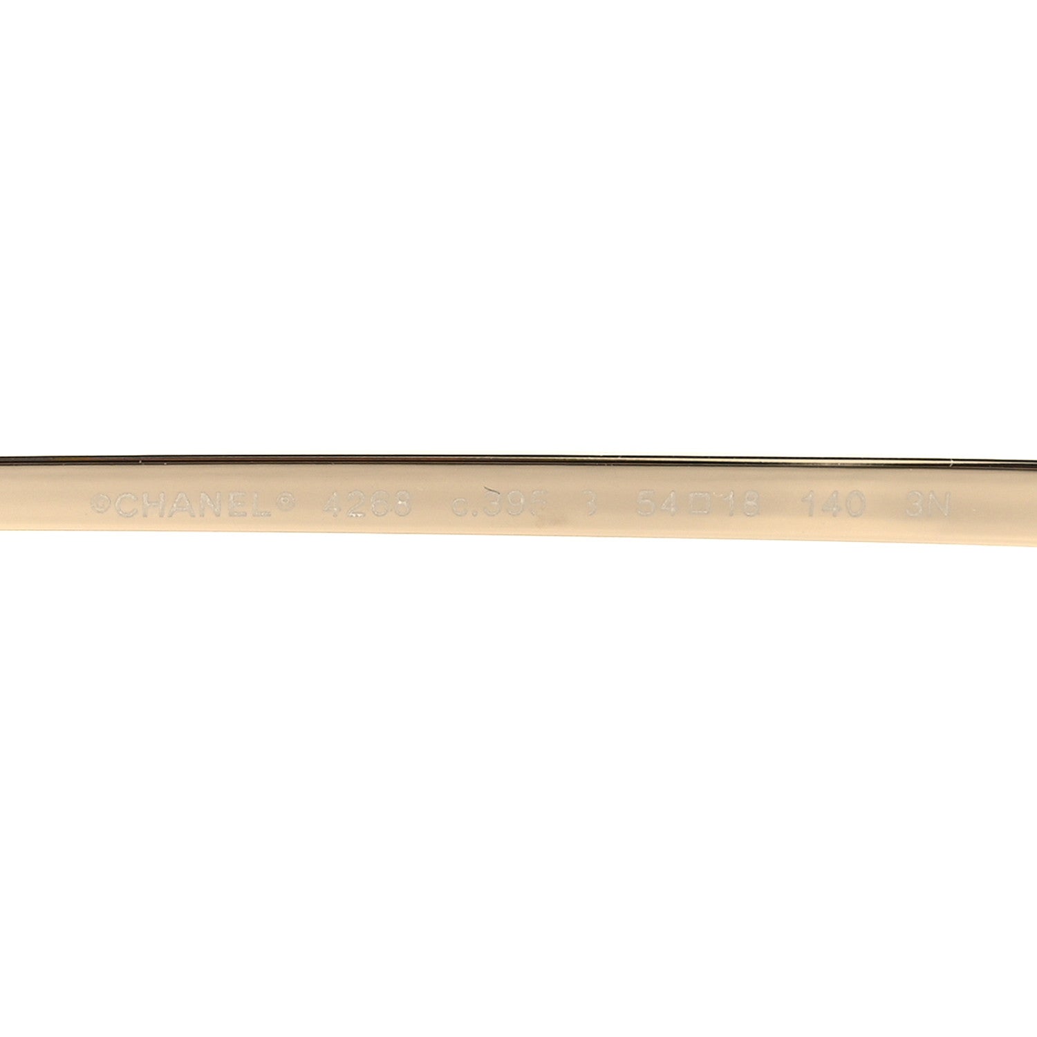 Chanel Metal Round Sunglasses 4268 Gold Tortoise 5 of 7