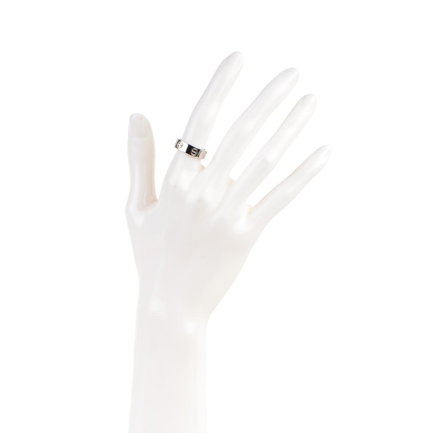 Platinum 5.5mm LOVE Ring 50 5.5