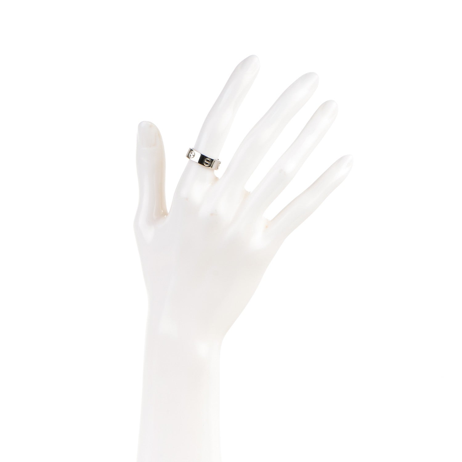 Cartier Platinum 5.5mm LOVE Ring 50 5.5 2 of 6