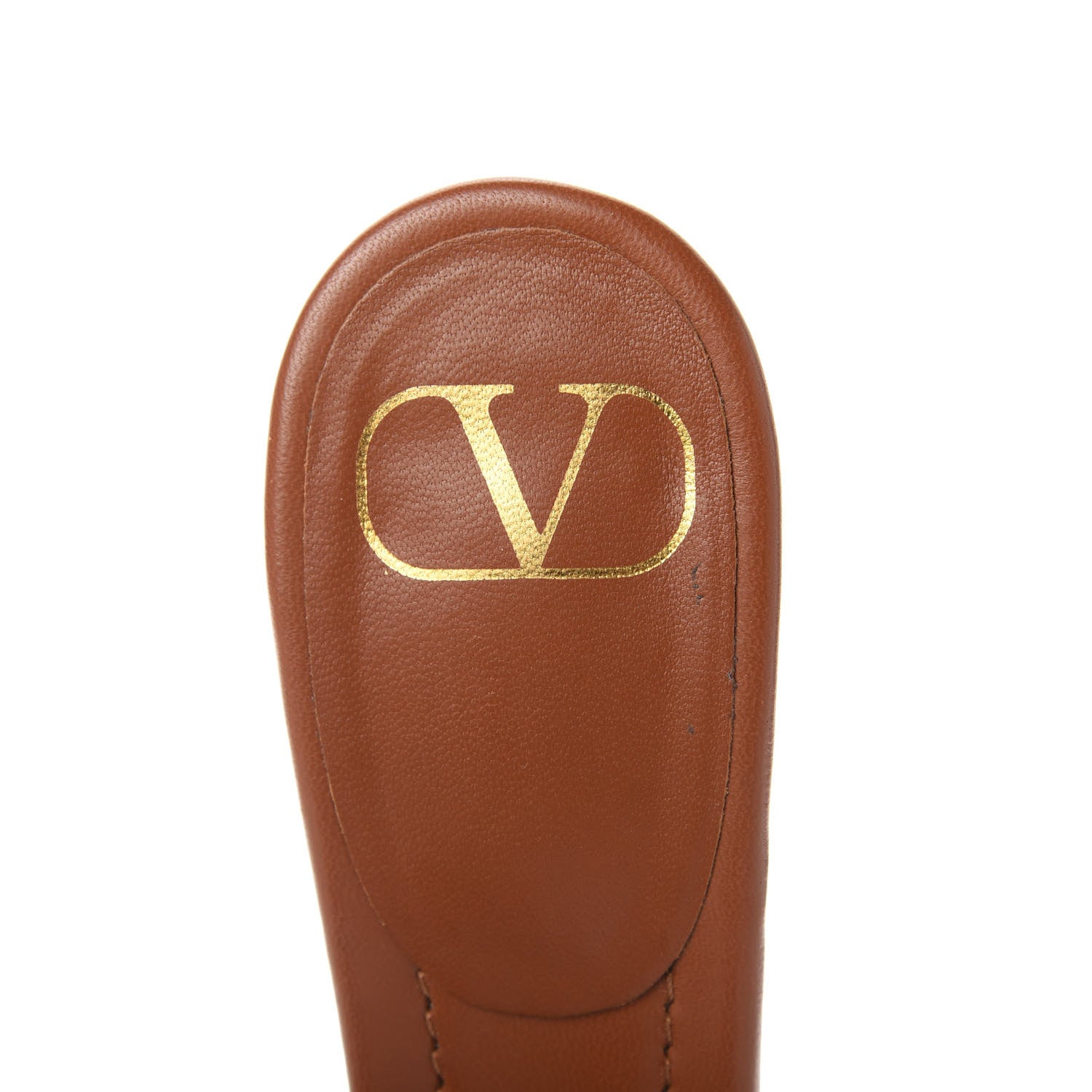 Valentino Garavani Raffia VLogo 65mm Slide Sandals 36 Natural 7 of 9