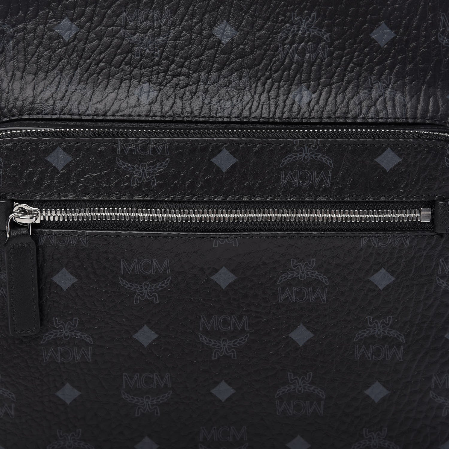 MCM Visetos Medium Stark Backpack Black 9 of 10