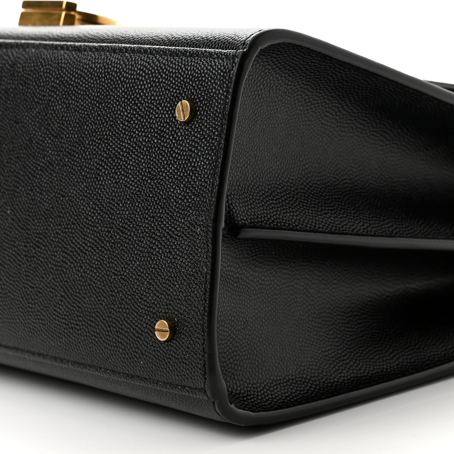 Grain de Poudre Medium Classic Monogram Cassandra Top Handle Black