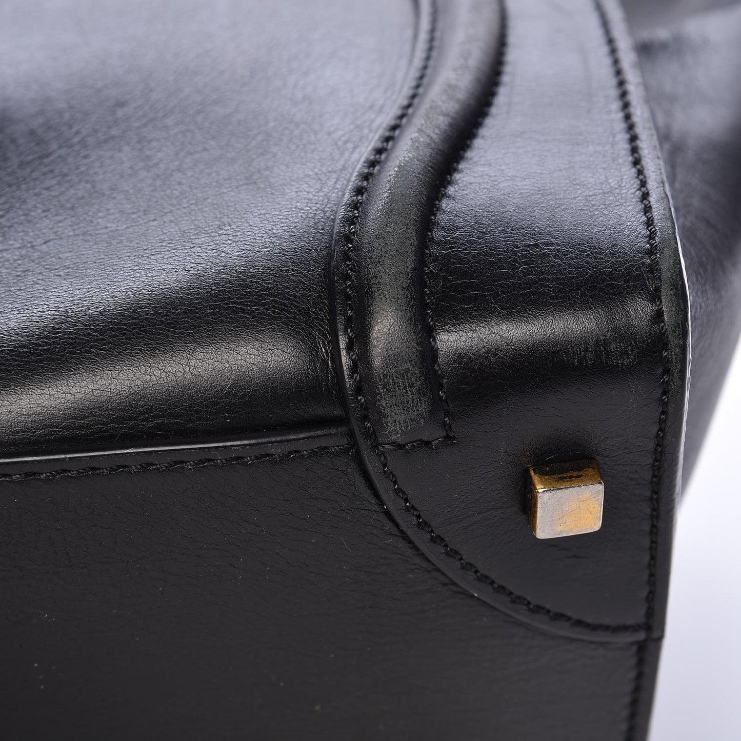 Smooth Calfskin Mini Luggage Black