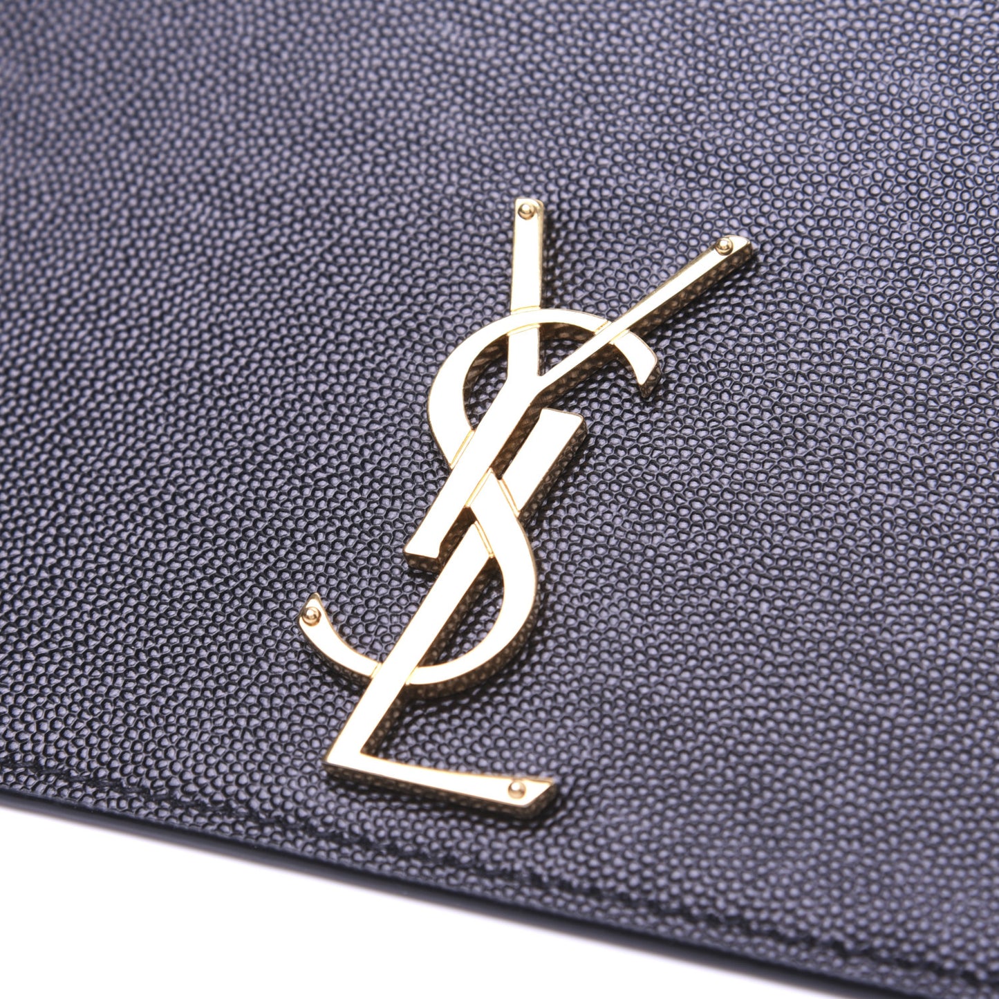 Grain De Poudre Medium Classic Monogram Kate Satchel Black