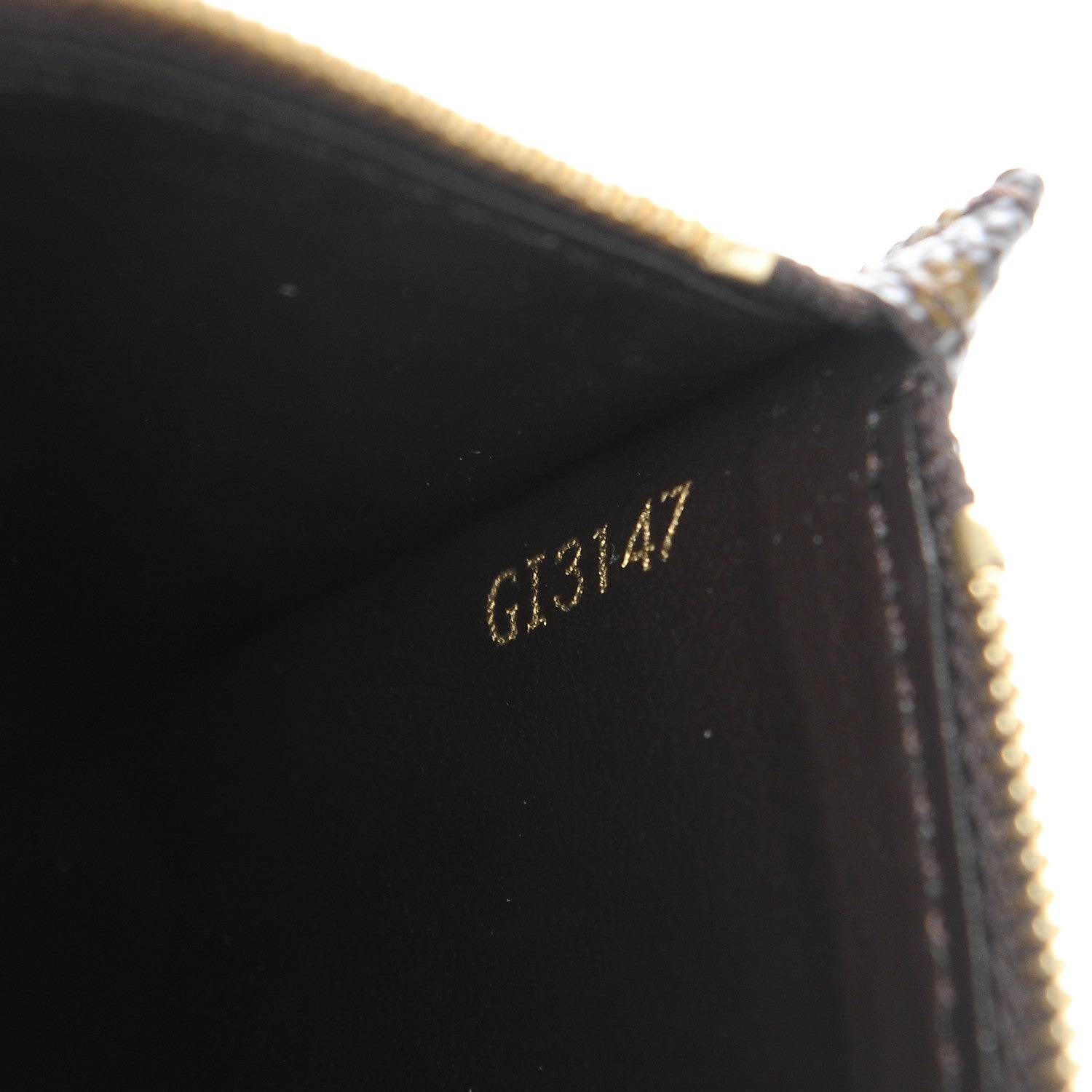 Louis Vuitton Monogram Josephine Chain Wallet Zippered Insert 7 of 8