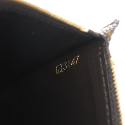 Louis Vuitton Monogram Josephine Chain Wallet Zippered Insert 7 of 8