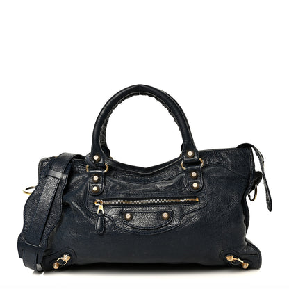 Balenciaga Agneau Giant 12 Gold Hardware City Bleu Obscur 1 of 16
