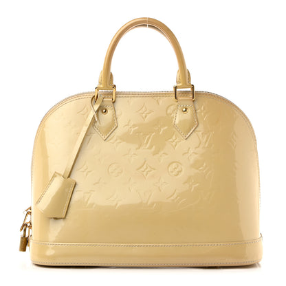 Louis Vuitton Vernis Alma PM Blanc Corail 1 of 18