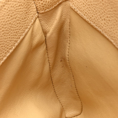 Chanel Caviar Quilted Tote Beige 14 of 15