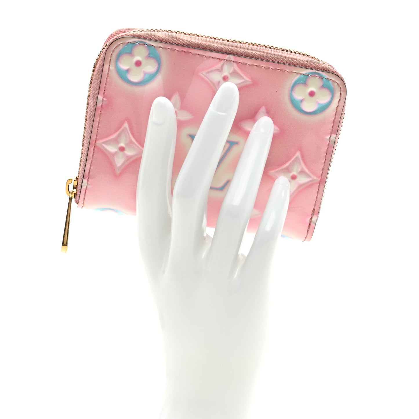 Vernis Valentine Zippy Coin Purse Light Pink Neon