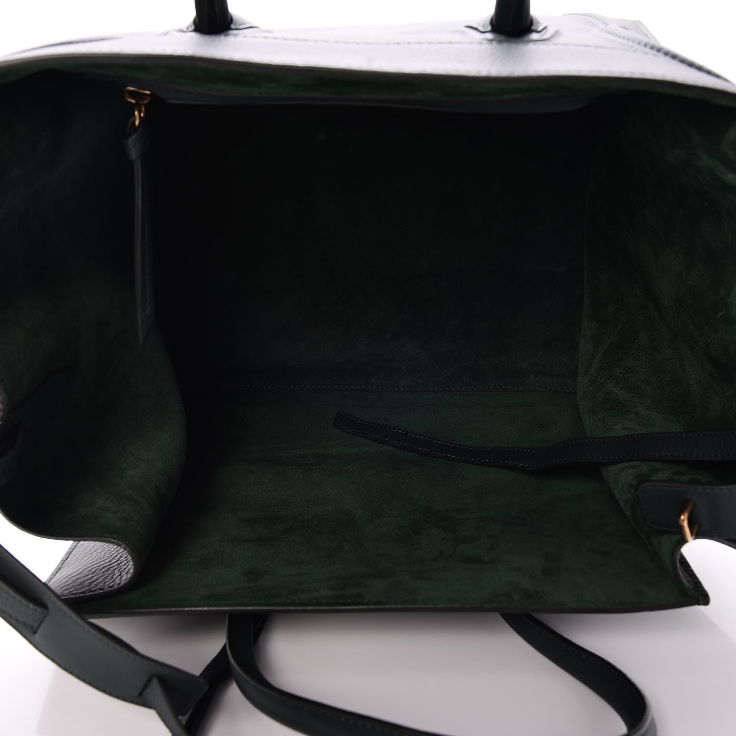 Celine Supple Calfskin Medium Phantom Luggage Emerald 5 of 7