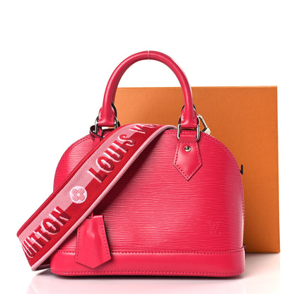 Louis Vuitton Epi Jacquard Alma BB Rose Pondicherry 10 of 10