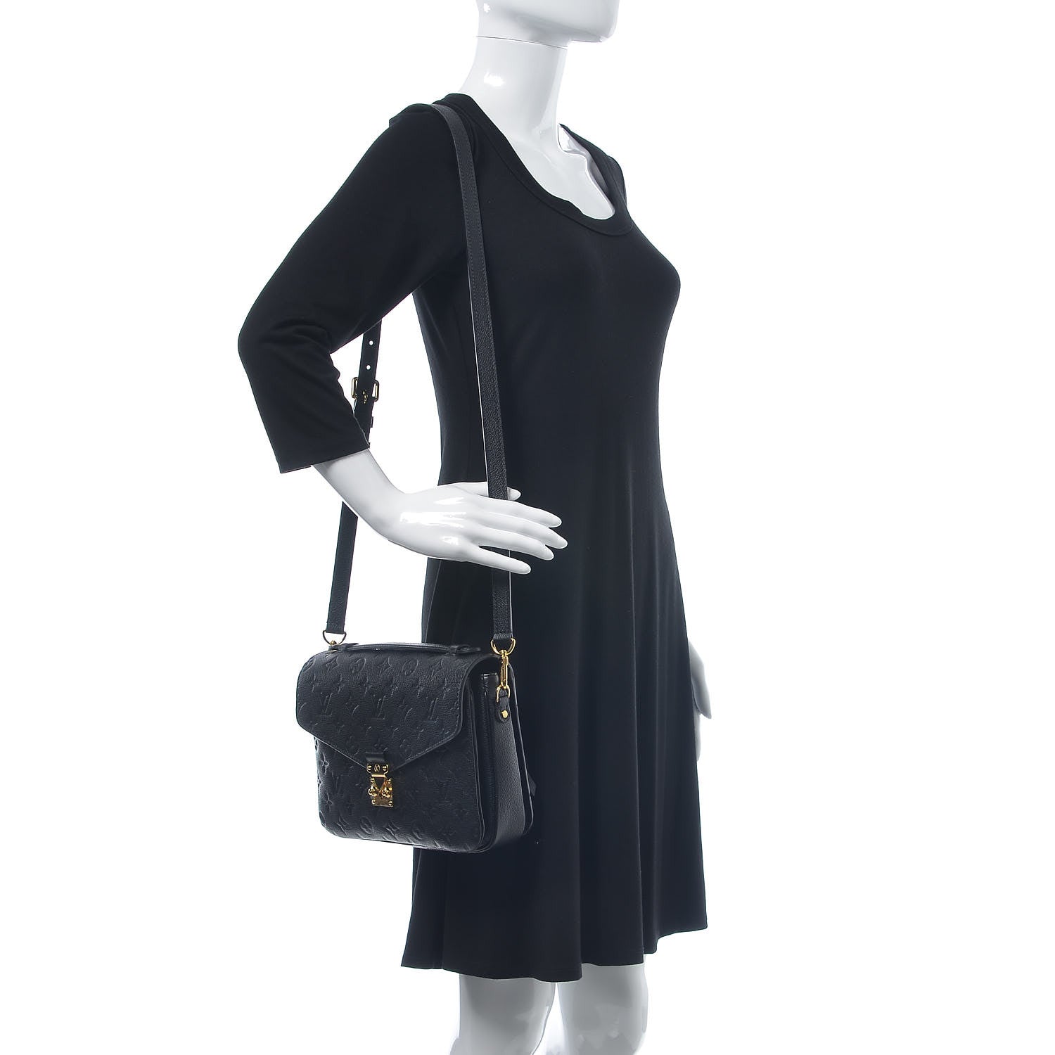 Louis Vuitton Empreinte Pochette Metis Black 2 of 9