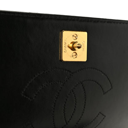 Chanel Lambskin Quilted Small Single Flap Bag Black 7 of 12