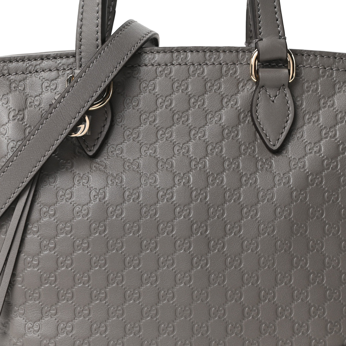 Microguccissima Small Bree Tote Graphite
