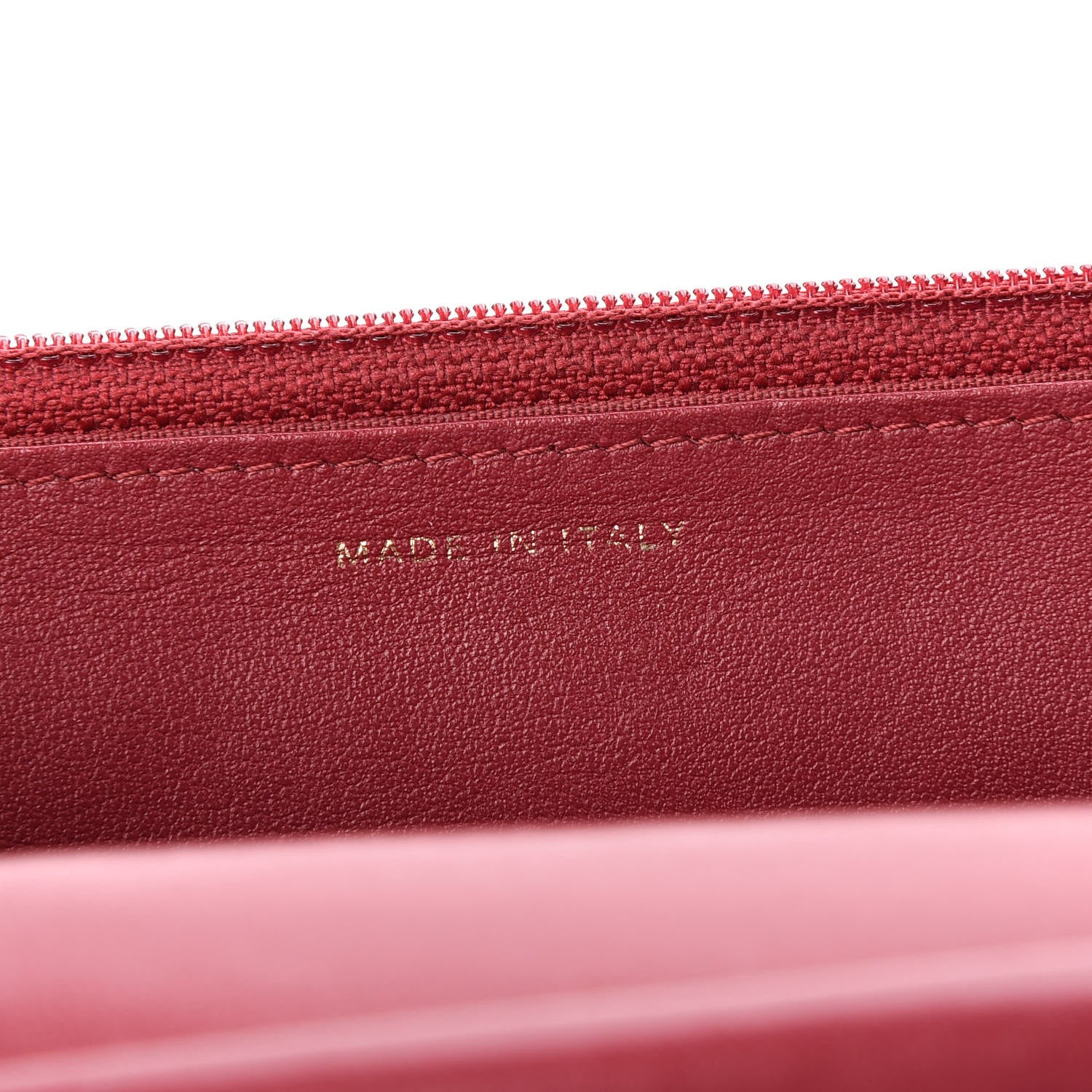 Chanel Caviar Quilted Boy Wallet On Chain WOC Red 7 of 11
