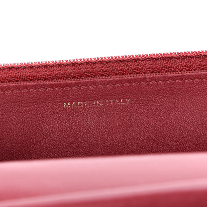 Chanel Caviar Quilted Boy Wallet On Chain WOC Red 7 of 11