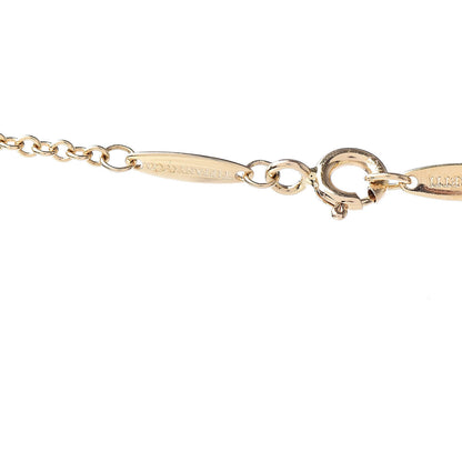Tiffany 18K Yellow Gold Diamond 7mm Pearl Pendant Necklace 6 of 7