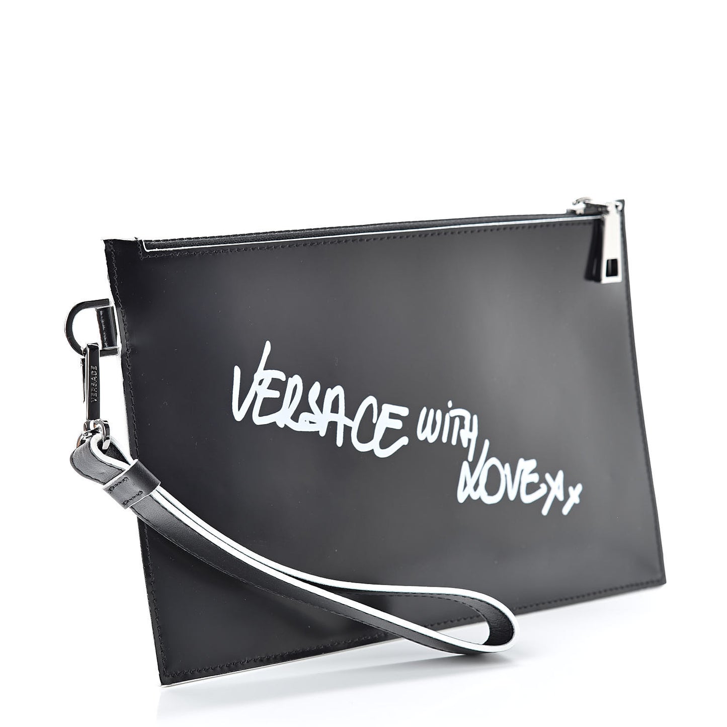 Calfskin With Love Pochette Black
