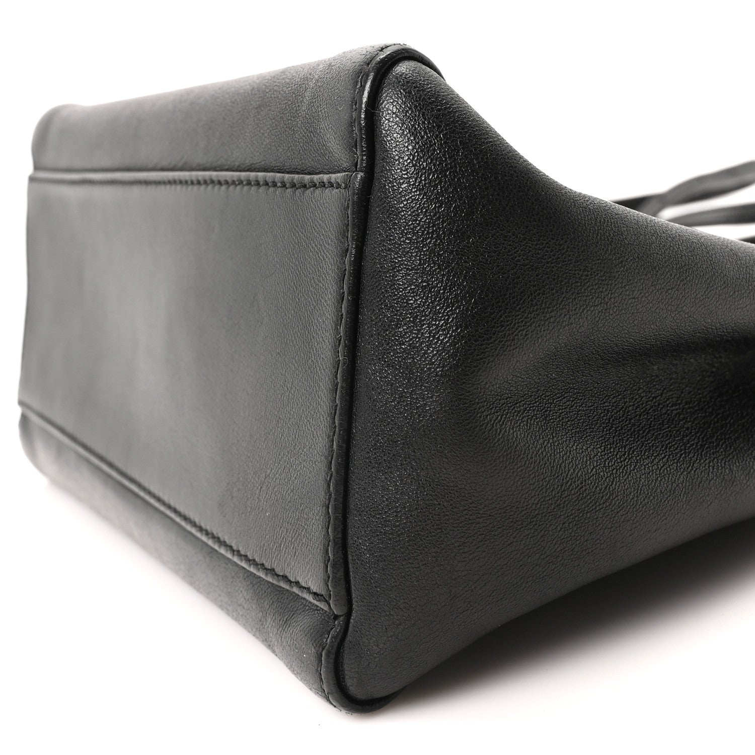 Fendi Nappa Mini Peekaboo Iconic Satchel Black 17 of 17