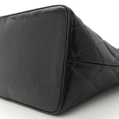 Chanel Caviar Quilted Medallion Tote Black 10 of 12