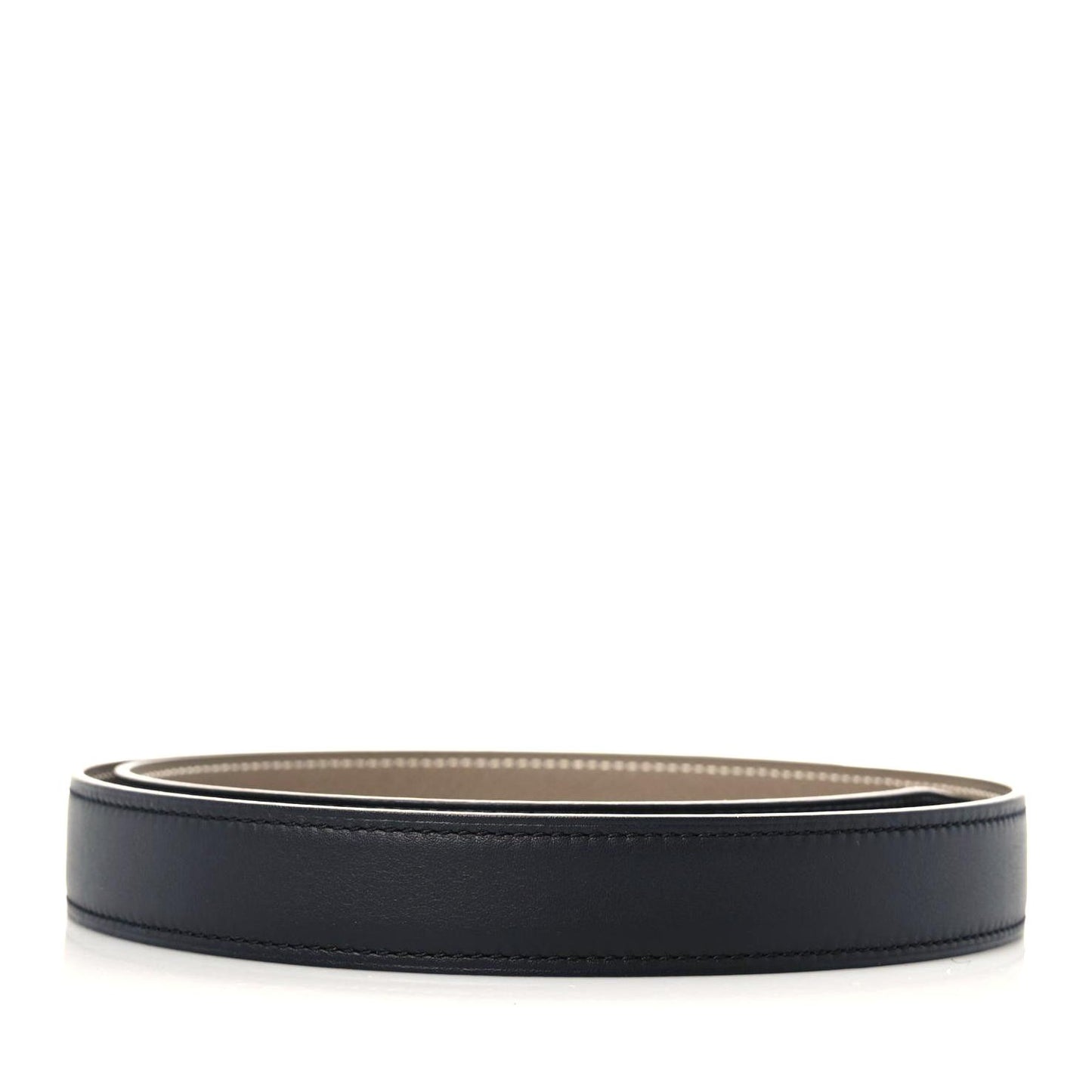 Swift Epsom 24mm Belt Strap 75 Black Etoupe