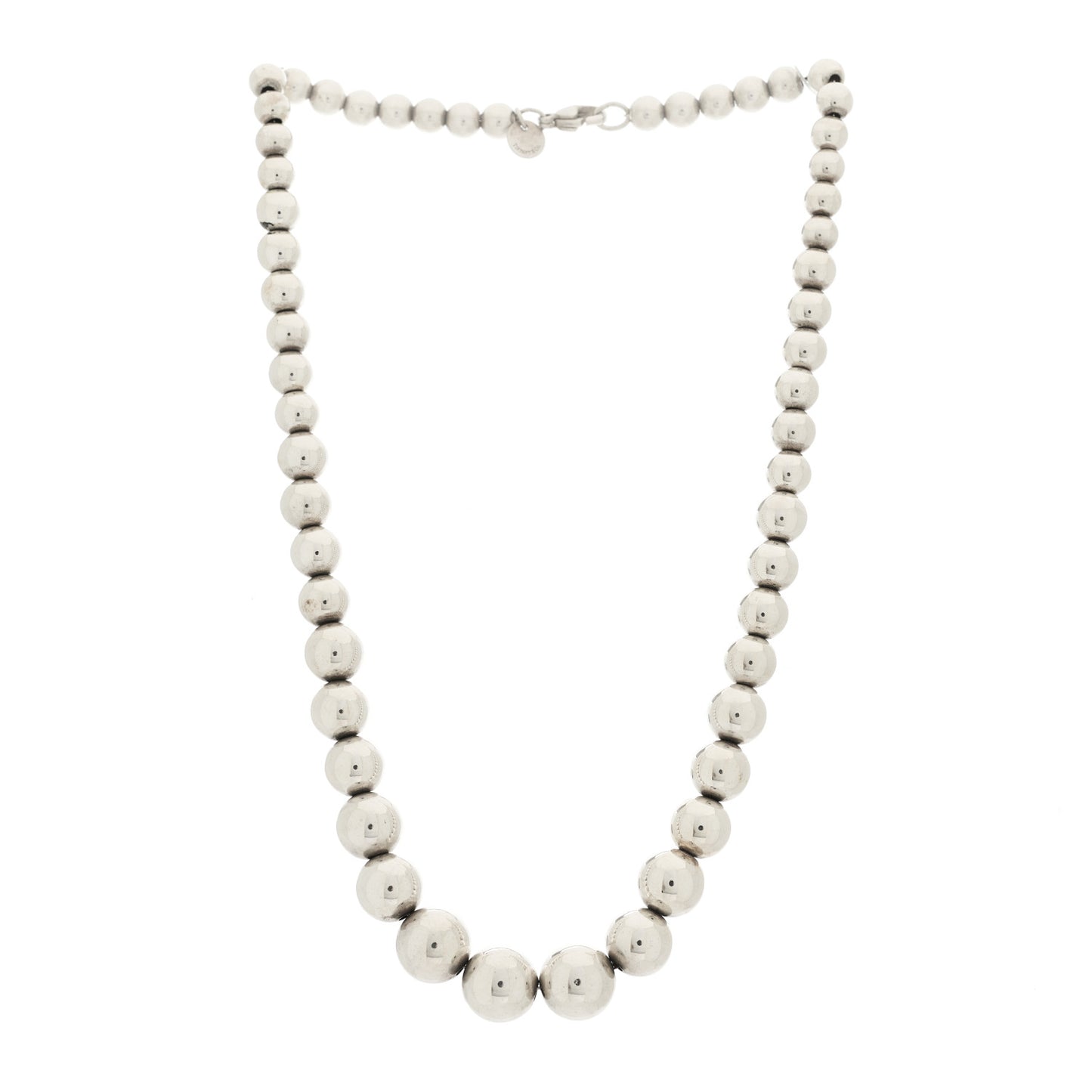 Sterling Silver HardWear Graduated Ball Necklace