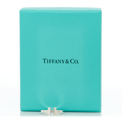 Tiffany Sterling Silver T Square Ring 53 6.5 5 of 5