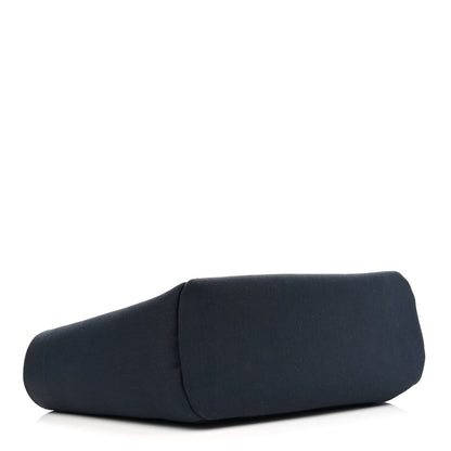 Hermes Canvas The Grooming Bag Bleu Navy Feu 6 of 15