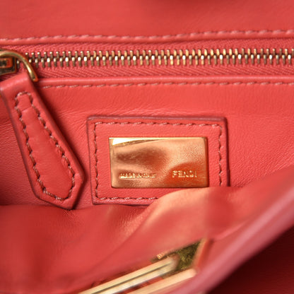 Fendi Nappa Mini Peekaboo Iconic Satchel Rosa Exstasy 7 of 11
