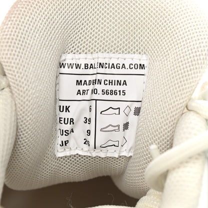 Balenciaga Rubber Mesh Tri-Color Womens Track.2 Open Sneakers 36 Lilac Beige Light Grey 8 of 9