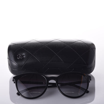 Chanel Acetate Butterfly Pearl Sunglasses 5394 Black 8 of 8