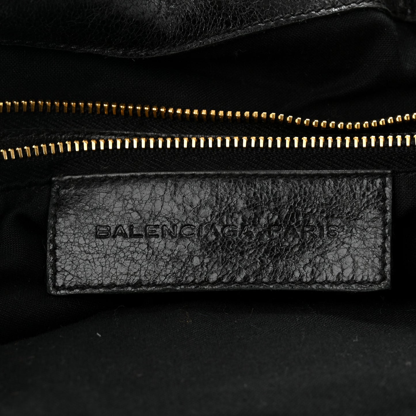 Agneau Giant 21 Gold Hardware Work Black
