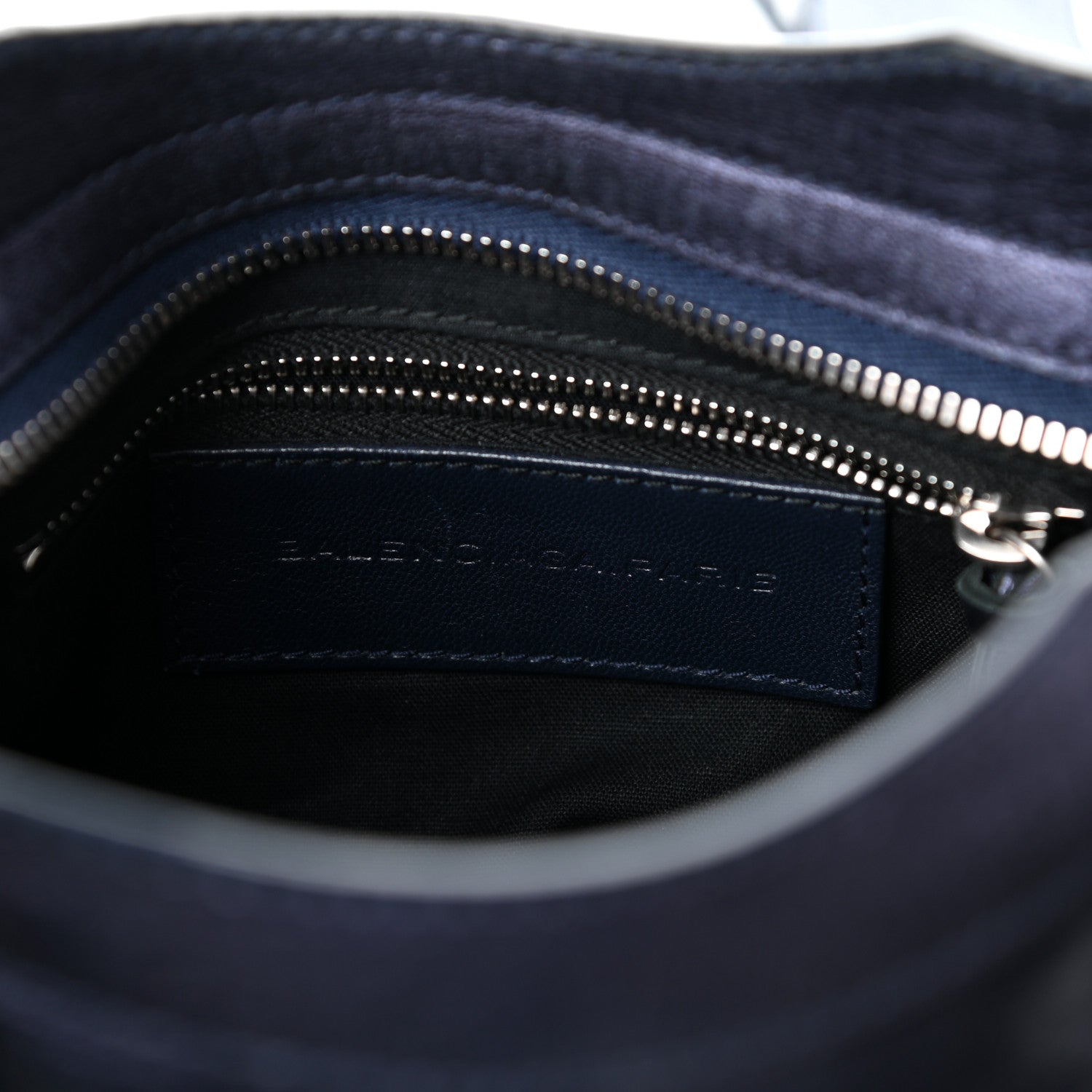 Balenciaga Metallic Agneau Classic Silver Hardware Mini City Maree 7 of 9