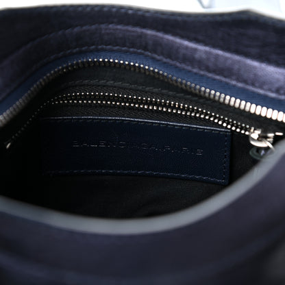Balenciaga Metallic Agneau Classic Silver Hardware Mini City Maree 7 of 9