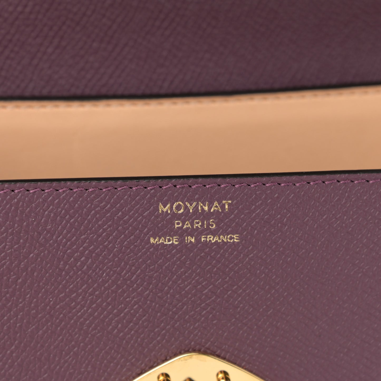 Carat Calfskin Gabrielle PM Eggplant