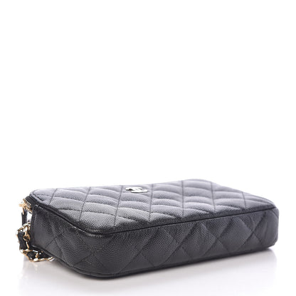 Chanel Caviar Quilted Small Clutch With Chain Black 5 of 14