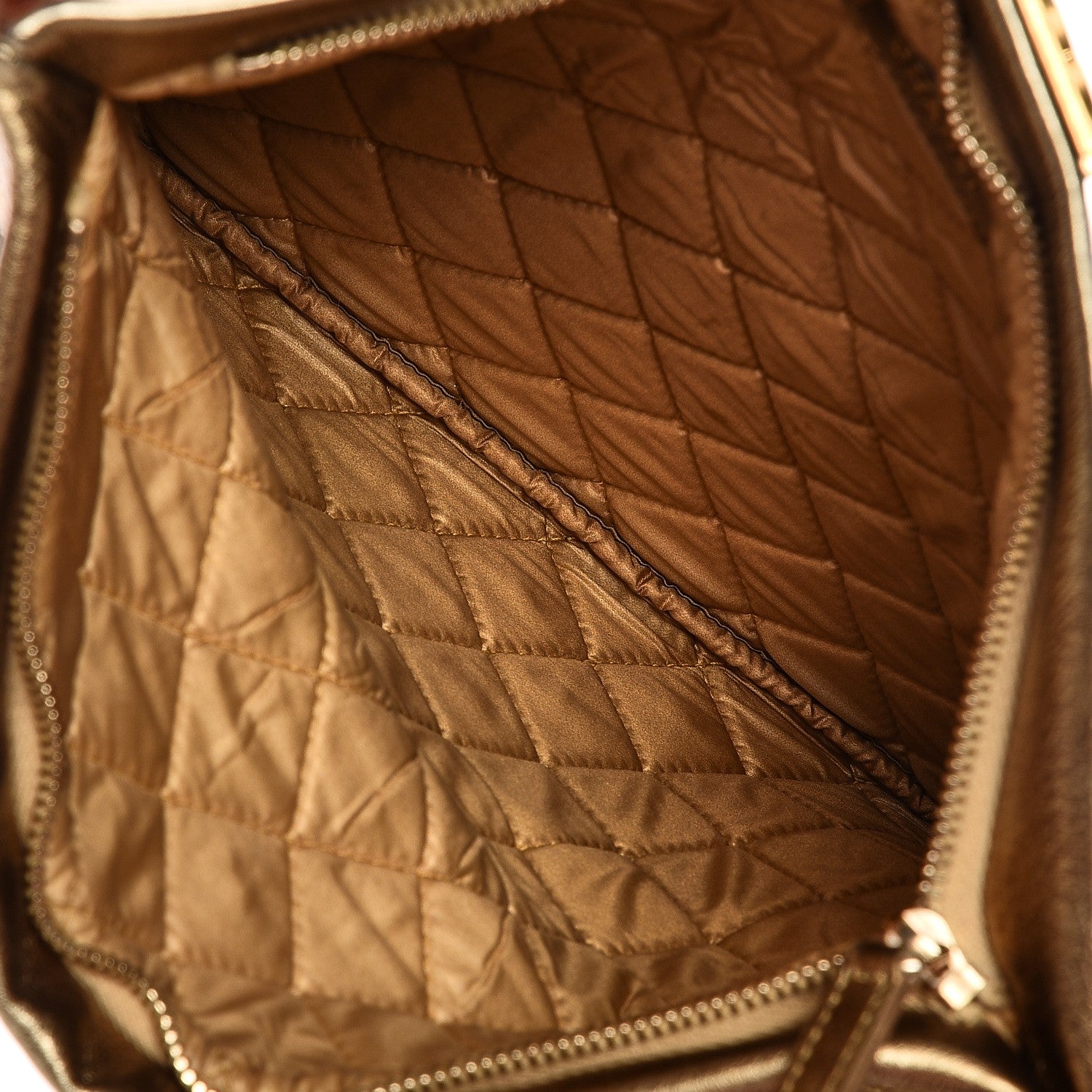 Chanel Metallic Lambskin Quilted Beauty CC Boy Clutch Gold 5 of 9